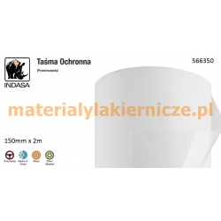 INDASA 566350 TAŚMA OCHRONNA PRZEZROCZYSTA 150mm x 2m materialylakiernicze.pl